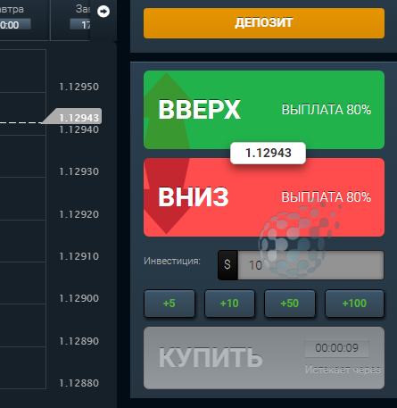 Управление в терминале Финмакс
